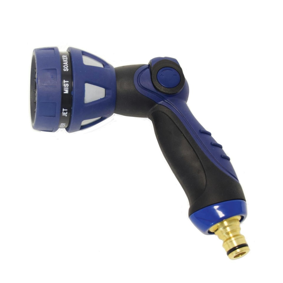 Spear & Jackson Watering Spray Gun, 9 Function Flow, Kew Gardens Range, Blue
