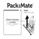 image 4 of Packmate 2pc Large Flat Vacuum Storage Bag Set (55 x 80cm) Clear