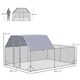 image 7 of PawHut Chicken Run W/ Roof, Walk In Chicken Coop for 10-12 Chickens, Hen House