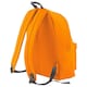 image 2 of Bagbase Original Plain Backpack - Orange/Graphite Grey - One Size