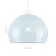 image 6 of ValueLights Arco Blue Ceiling Pendant Shade & Bulb