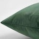 image 5 of OHS 2 x Soft Plain Matte Velvet Cushion Covers, 45x45cm - Forest Green