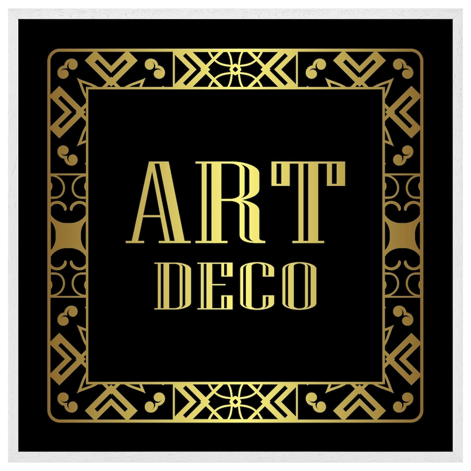 image 1 of Art deco (Picutre Frame) White | XL