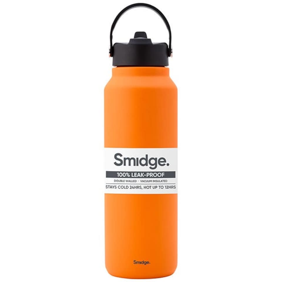image 1 of Smidge 1.2L Flip Straw Bottle Citrus