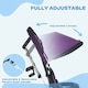 image 2 of HOMCOM 6 in 1 Kids Trike, Stroller with Parent Handle, Purple