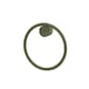 image 1 of Cosmic Wall Mounted Hand Towel Circular Ring with Stainless Steel Olive 21 cm