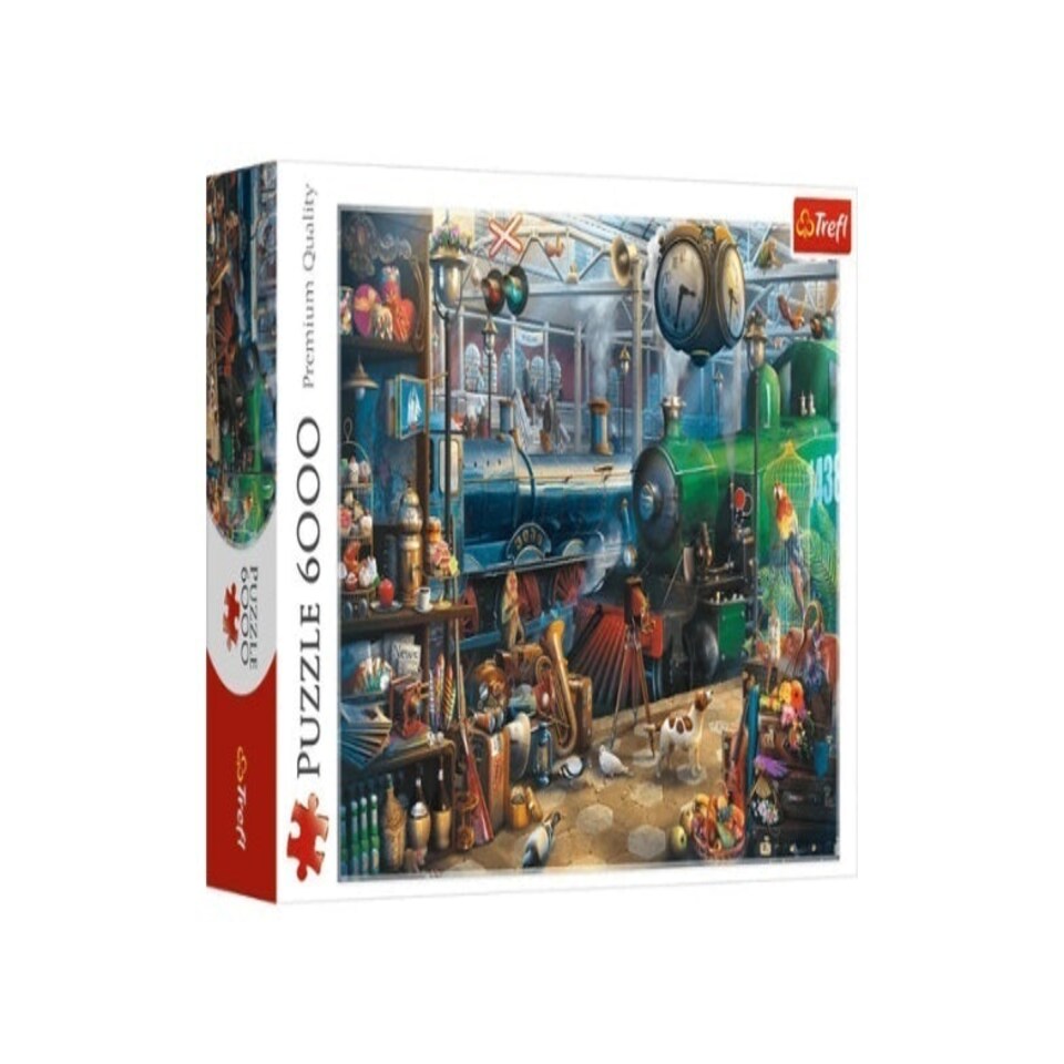 image 1 of Trefl Train Station Puzzle - 6000 Pieces