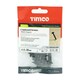 image 2 of Timco - Chipboard Screws - PZ - Double Countersunk - Exterior - Black Organic (Size 4.0 x 30 - 25 Pieces)