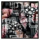 image 1 of Boho pattern with feathers (Picture Frame) Black | XL
