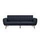 image 2 of Brittany Sofa Bed in Linen Navy Blue | Blue | NAVY | Not provided
