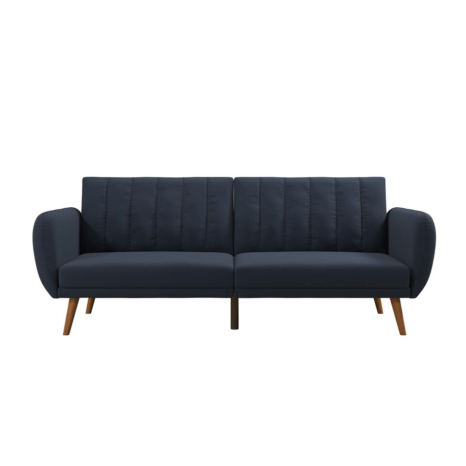 image 1 of Brittany Sofa Bed in Linen Navy Blue | Blue | NAVY | Not provided