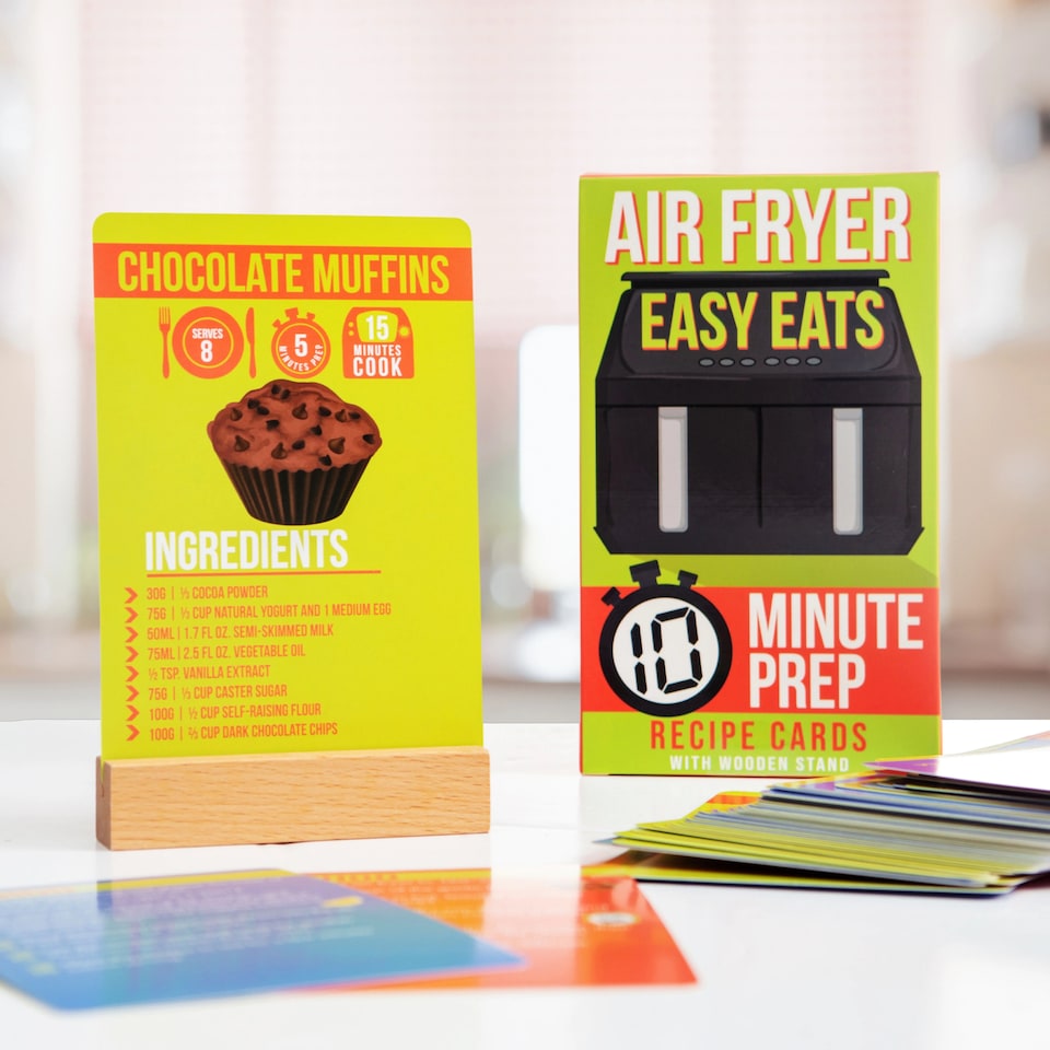 image 1 of Boxer Gifts Easy Eats Air Fryer Recipe Cards