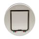 image 2 of Cat Mate Large Glass & Wall Fitting Cat Flap – White (357W)