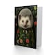 image 2 of Hedgerow Floral Jacket Cute Kids Hedgehog Child Kids Birthday Card