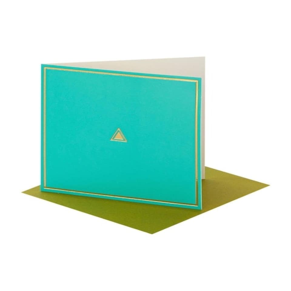 image 1 of Turquoise Premium 'From Your Biggest Fan' Open Card Vivid Aura