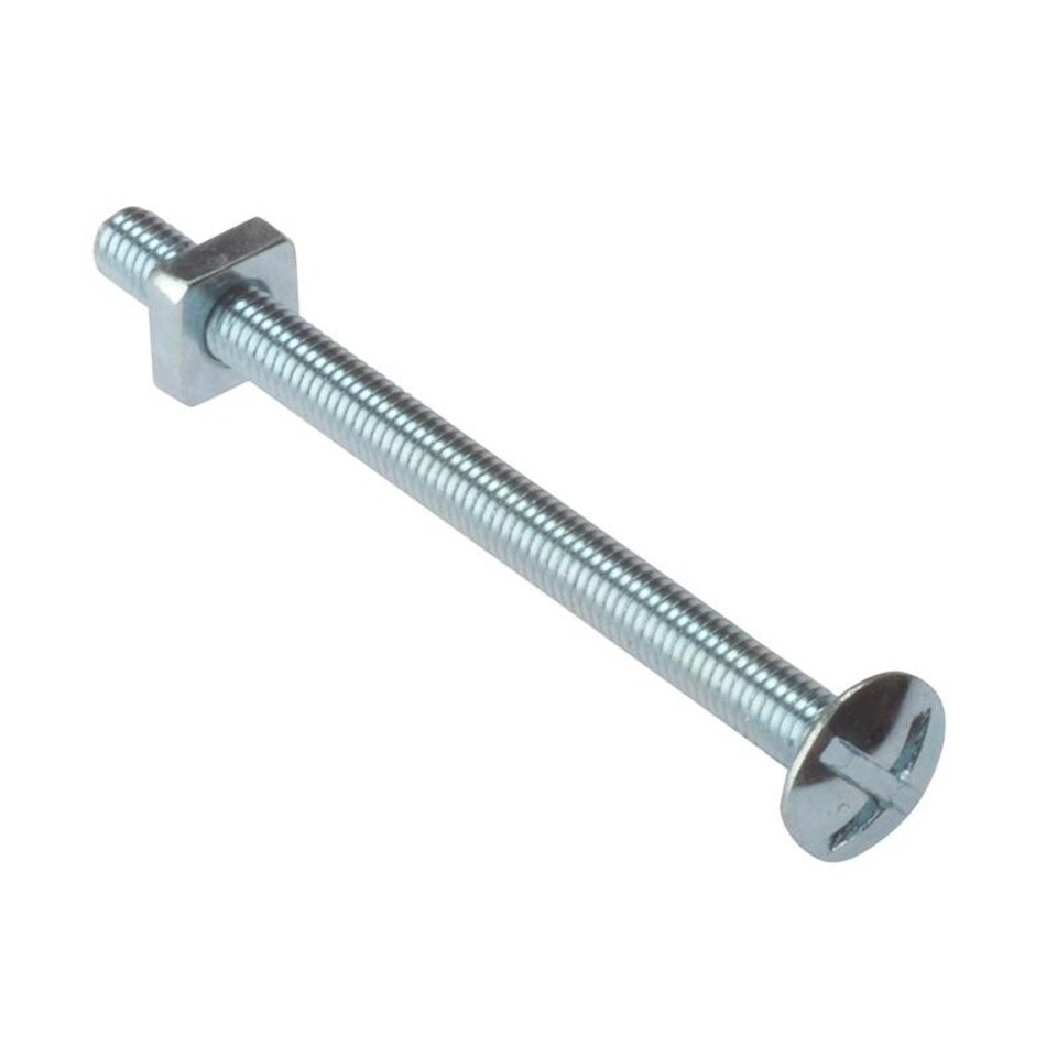 Forgefix Roofing Bolts & Square Nuts, Zp - Multi Colour - M6 x 60