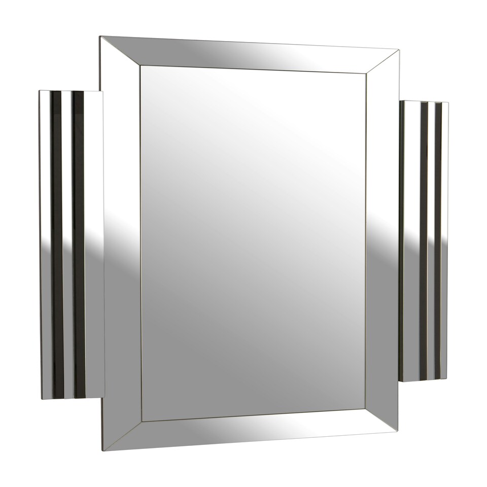 image 1 of Interiors by Premier Clear Wall Mirror Grey