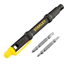Stanley 4 in 1 Screwdriver | Black | Black | One Size | 1