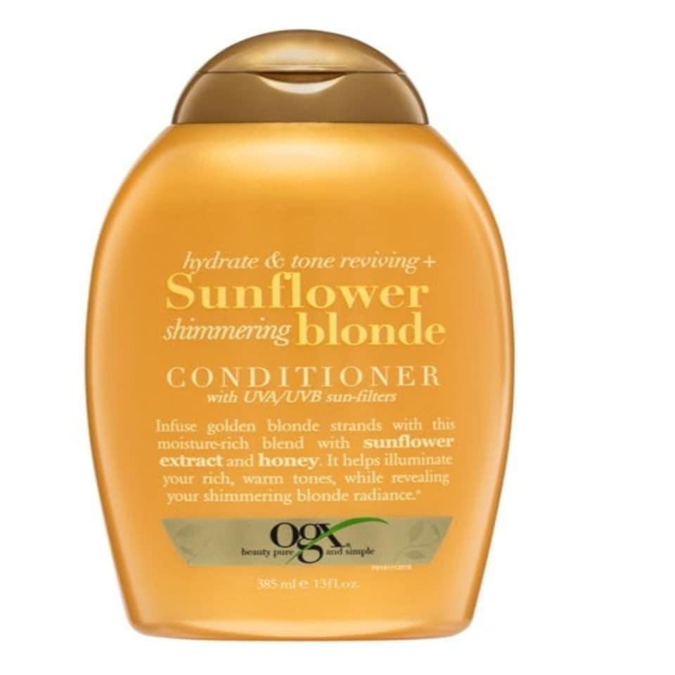 OGX Sunflower Shimmering Blonde Conditioner 385 ml