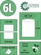 image 3 of All-Green 6 Litre Compostable Food Waste Bin Liners - 2 Rolls