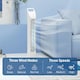 image 3 of HOMCOM Oscillating Tower Fan Floor Fan with 4H Timer for Home Office Silver