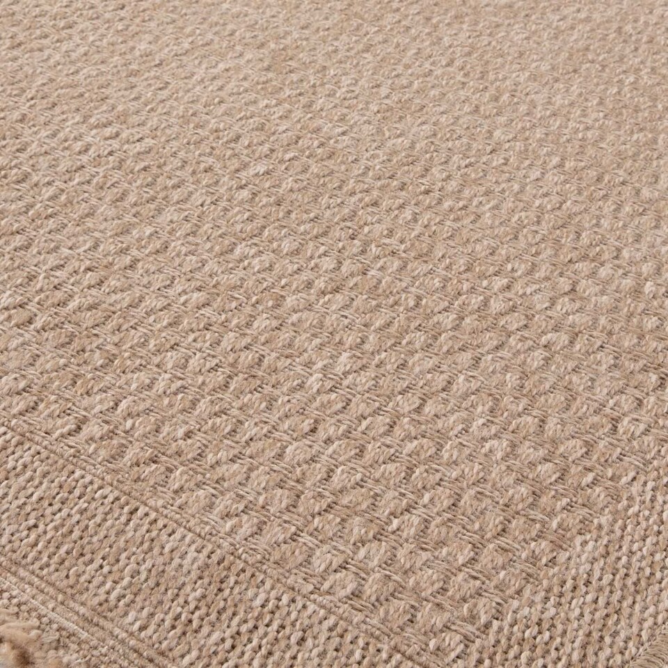 image 1 of The Rugs Nature Collection Plain Design Outdoor Rugs in Beige | 5000N
