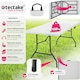 image 2 of Camping Table - foldable with carry handle White