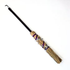 Glitter Witches Broomstick Halloween Prop Decoration 70cm