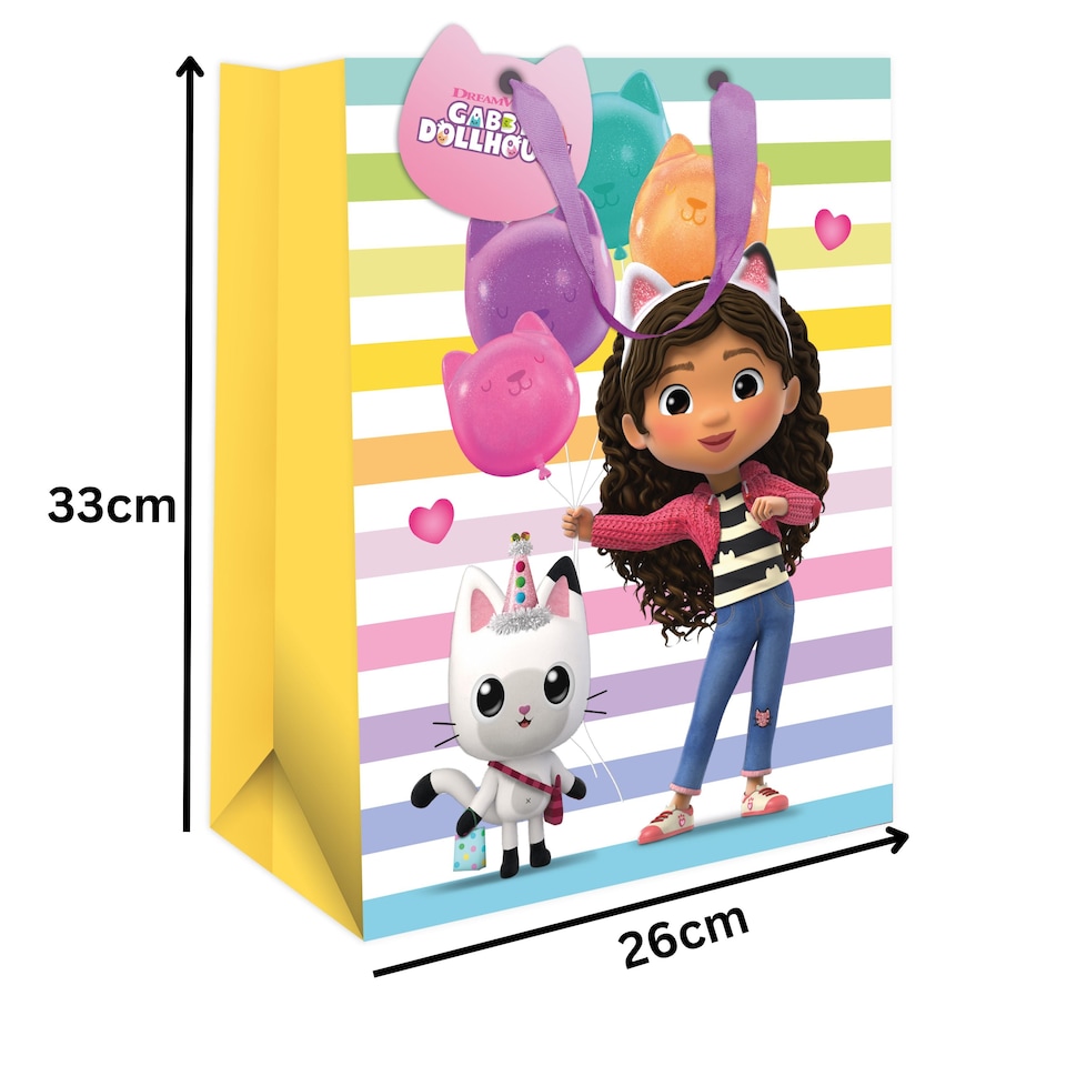 image 1 of Gabby's Dollhouse Medium Gift Bag