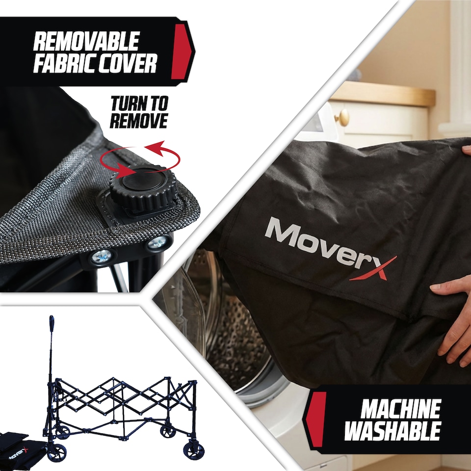 image 1 of MoverX 220L/100kg Folding Camping Trolley