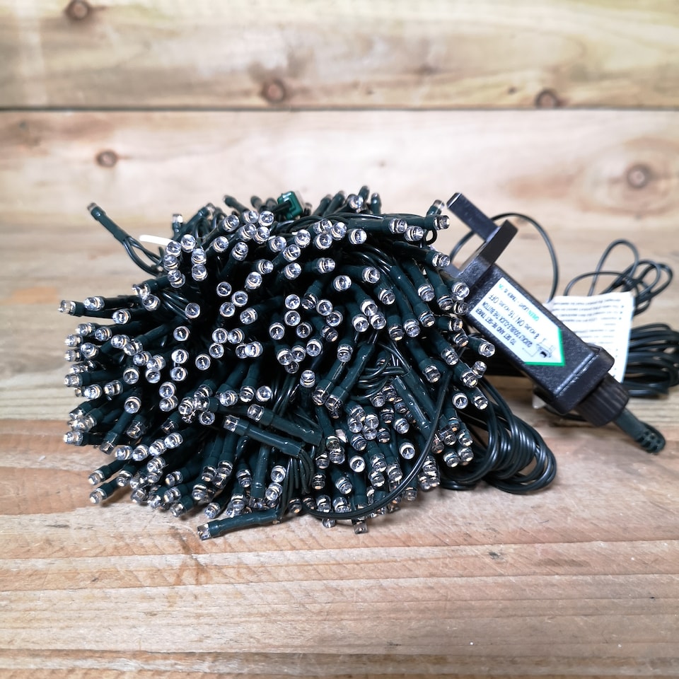 image 1 of 480 LED 38.3m Premier SupaBrights Indoor Outdoor Christmas Multi Function Mains Operated String Lights with Timer in Vintage Gold