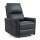 image 1 of Madrid Manual Recliner Air Leather Chair | Black | Black | One Size