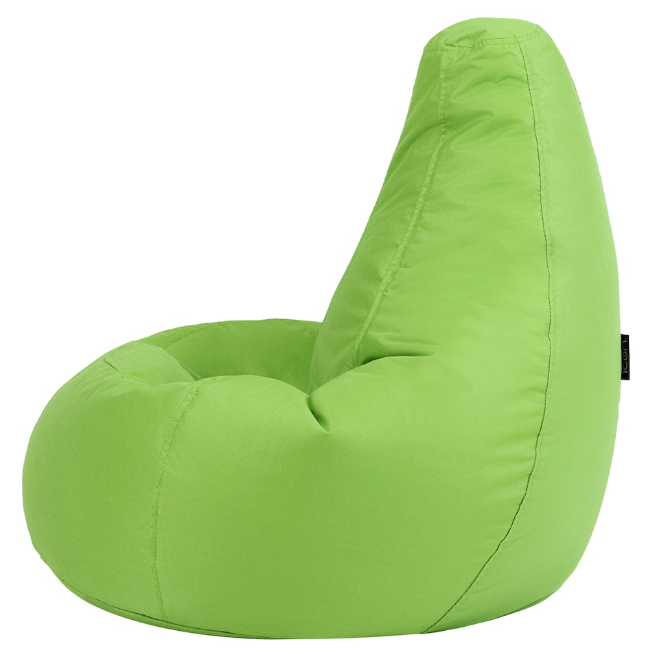 image 1 of Icon Kids Dalton High Back Indoor Outdoor Bean Bag, Lime