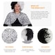 image 2 of Dalmatian Cape & Shaggy Wig Black | XL