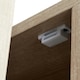 image 5 of Bedside table Kidderminster 40x43x60.5cm with shelf & cupboard Brown | Light Wood