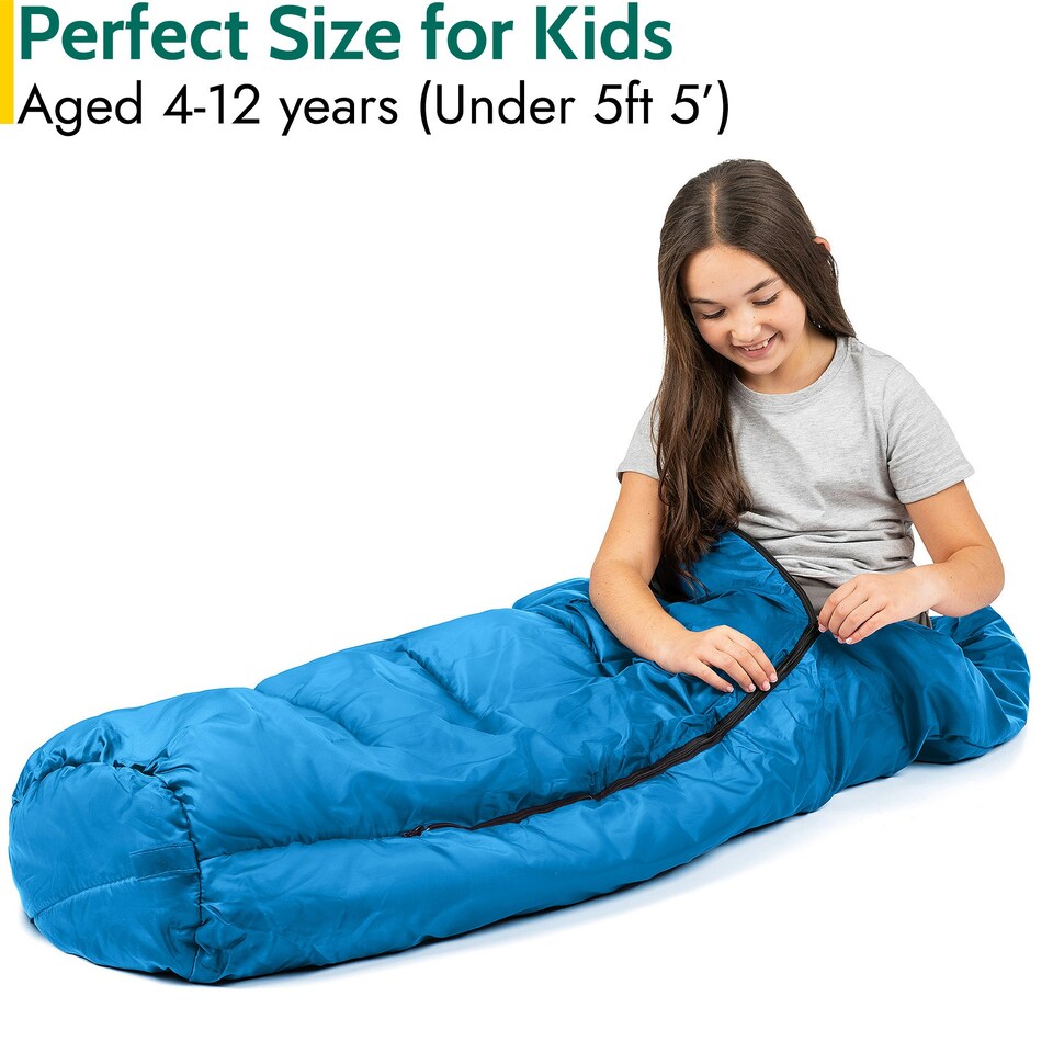 image 1 of Kids Mummy Sleeping Bag