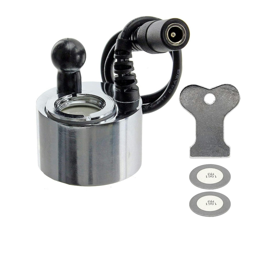 image 1 of SPARES2GO Glass Opti-Myst Heater Disk Transducer Spare Disc + Removal Tool compatible with Dimplex Electric Wall Fire