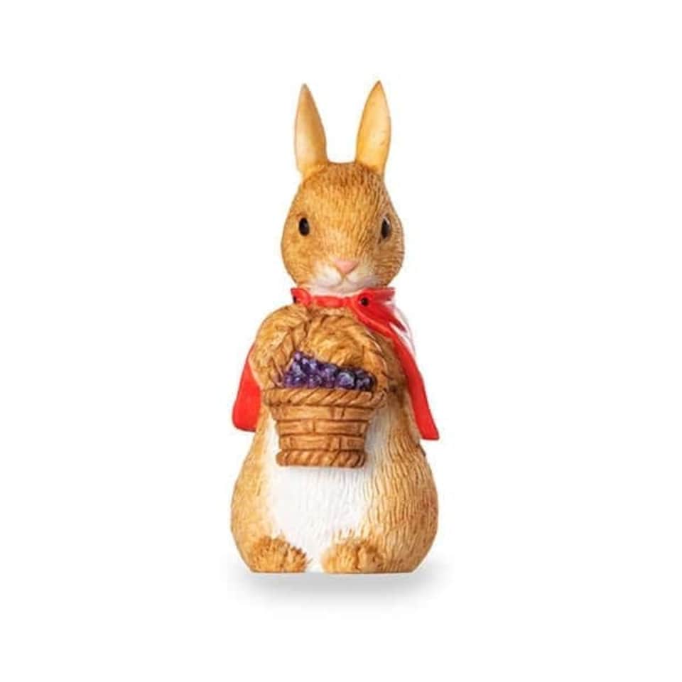 image 1 of Anniversary House Beatrix Potter Flopsy Bunny Resin Cake Topper