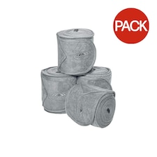 Weatherbeeta Fleece Bandages (Pack of 4) - Grey - 3.5m