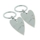image 6 of Wendy Jones Blackett Designer Silver anniversary Set of 2 Keyrings