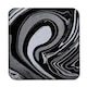 image 1 of Black Marbled Paint (Coaster)