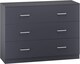 image 5 of Dakota 6 Drawer Chest | Grey | Light Grey