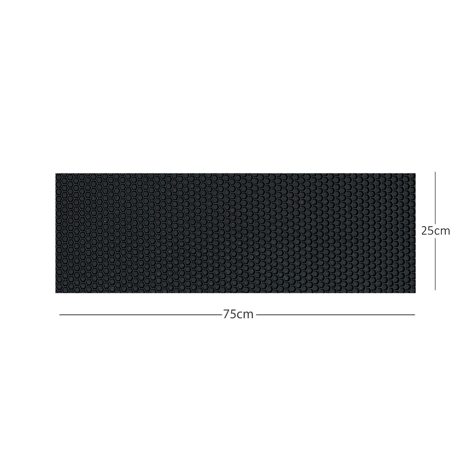 image 1 of Hexagon Pattern Step Mat - Black