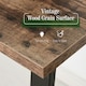 image 3 of HOMCOM Industrial Writing Desk Laptop Table Home Office Study Workstation