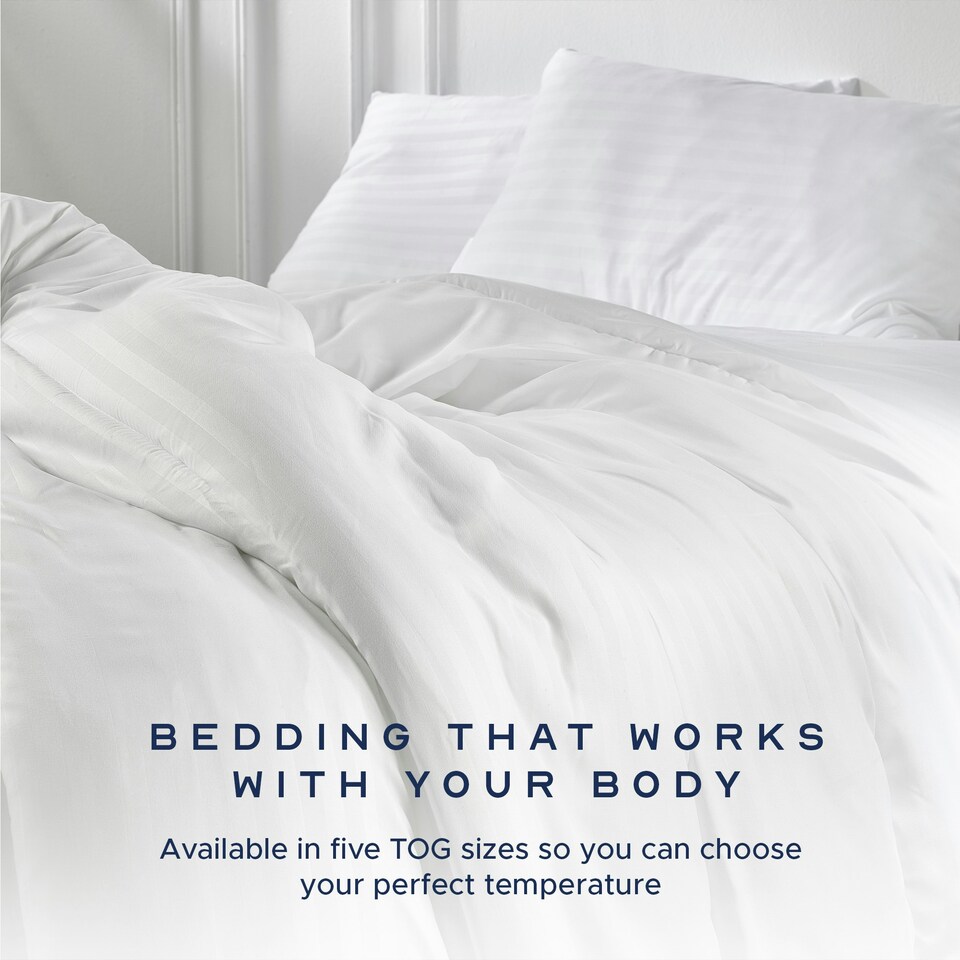 image 1 of Luxuriously Soft & Cosy Duvet, 4.5 Tog, Double White