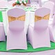 image 9 of Sequin Chair Sashes Stretch Spandex Chair Bands with Silver Buckle - 10pcs