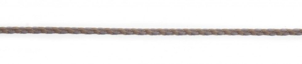 Berisfords Light Grey  2mm Rustic Twine Cord for Dressmaking - per metre