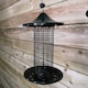 image 3 of Tom Chambers Oriental Stylish Garden Wild Bird Hanging Green Metal Peanut Feeder