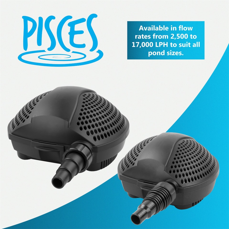image 1 of Pisces Pond Filter Eco Pump 3300 Filtration Water Garden Feature Waterfall Flow