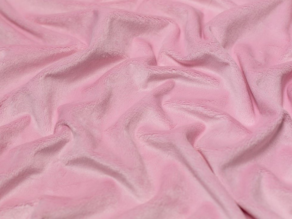 Pink Velboa Faux Fur Fabric for Dressmaking, Toy Making, 150cm / 59" Wide - per metre